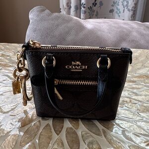 Coach signature C  bag charm